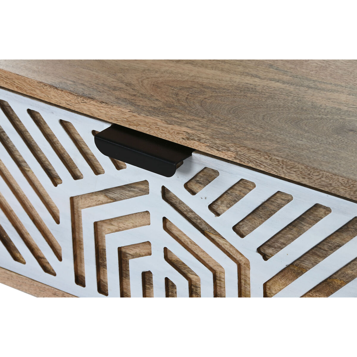 Soffbord Home ESPRIT Vit Mangoträ 115 x 60 x 40 cm - 5