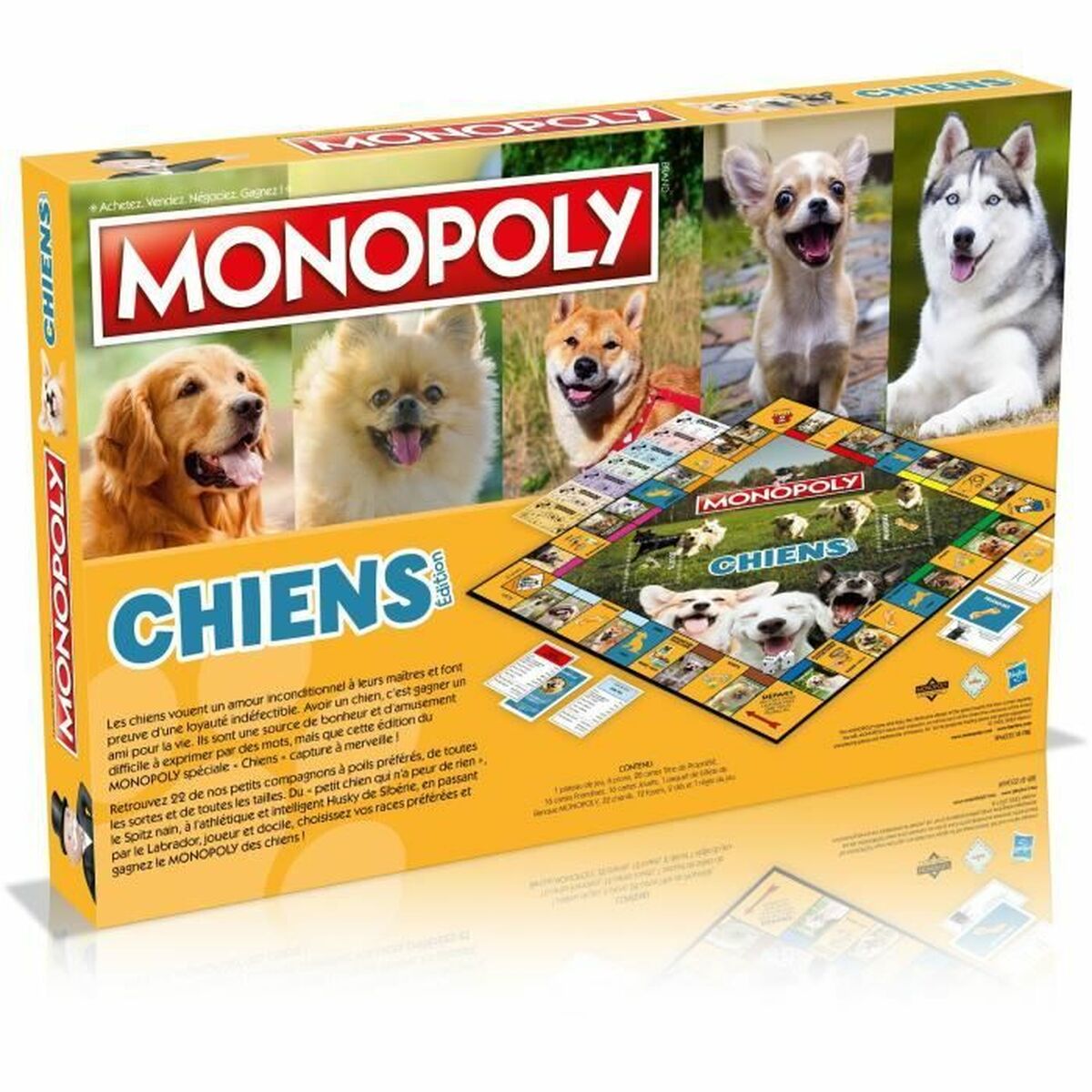 Sällskapsspel Winning Moves Monopoly Chiens - 4