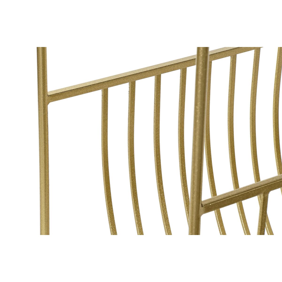 Tidningsställ DKD Home Decor Speglar Gyllene Metall (76 x 35 x 83 cm) - 4