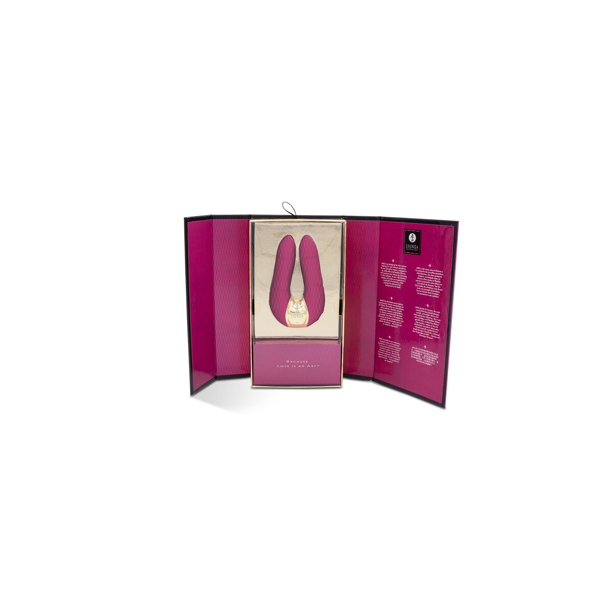 Massagemedel Shunga Aiko Rosa Gyllene Fuchsia - 4