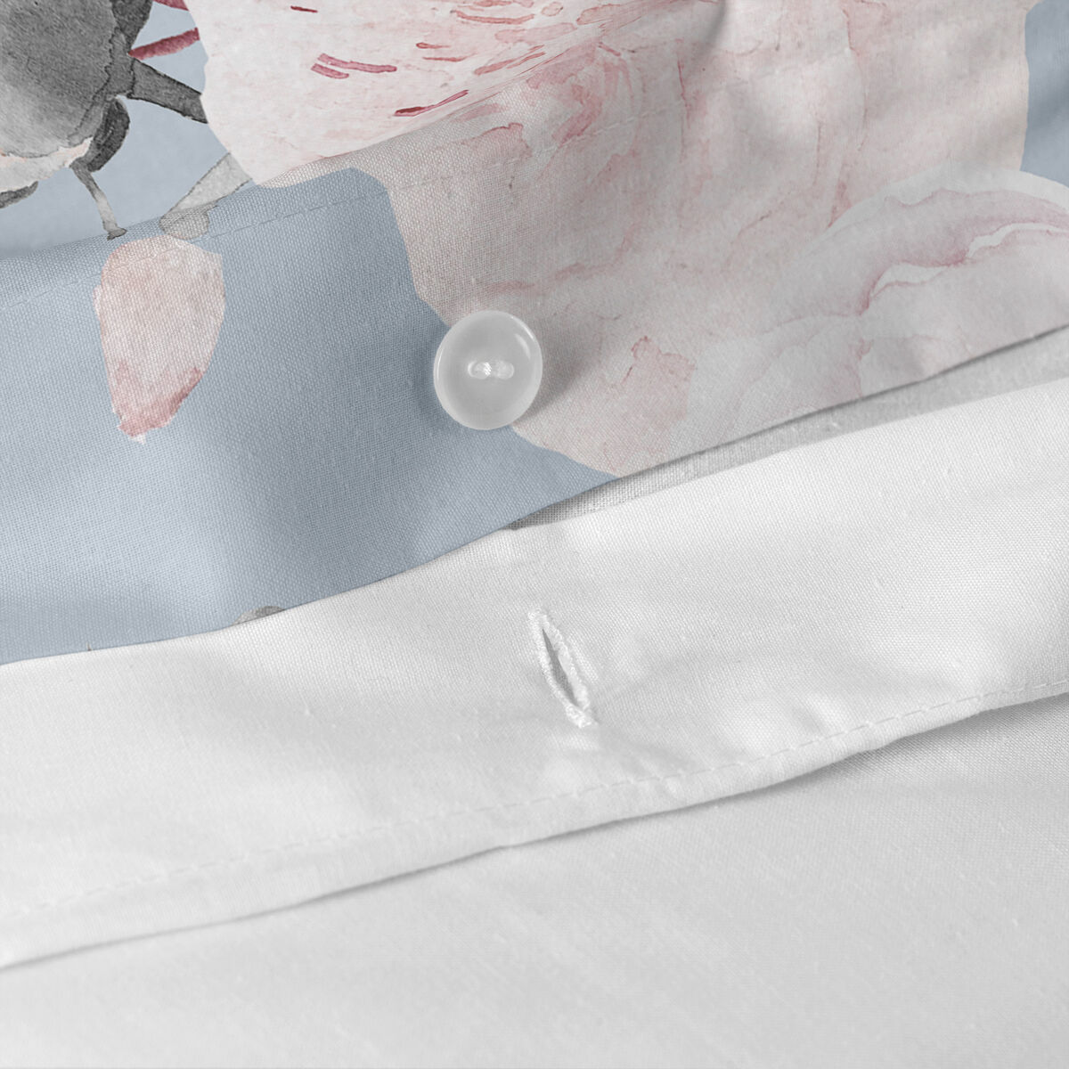 Påslakan HappyFriday Soft bouquet Multicolour 180 x 220 cm - 6