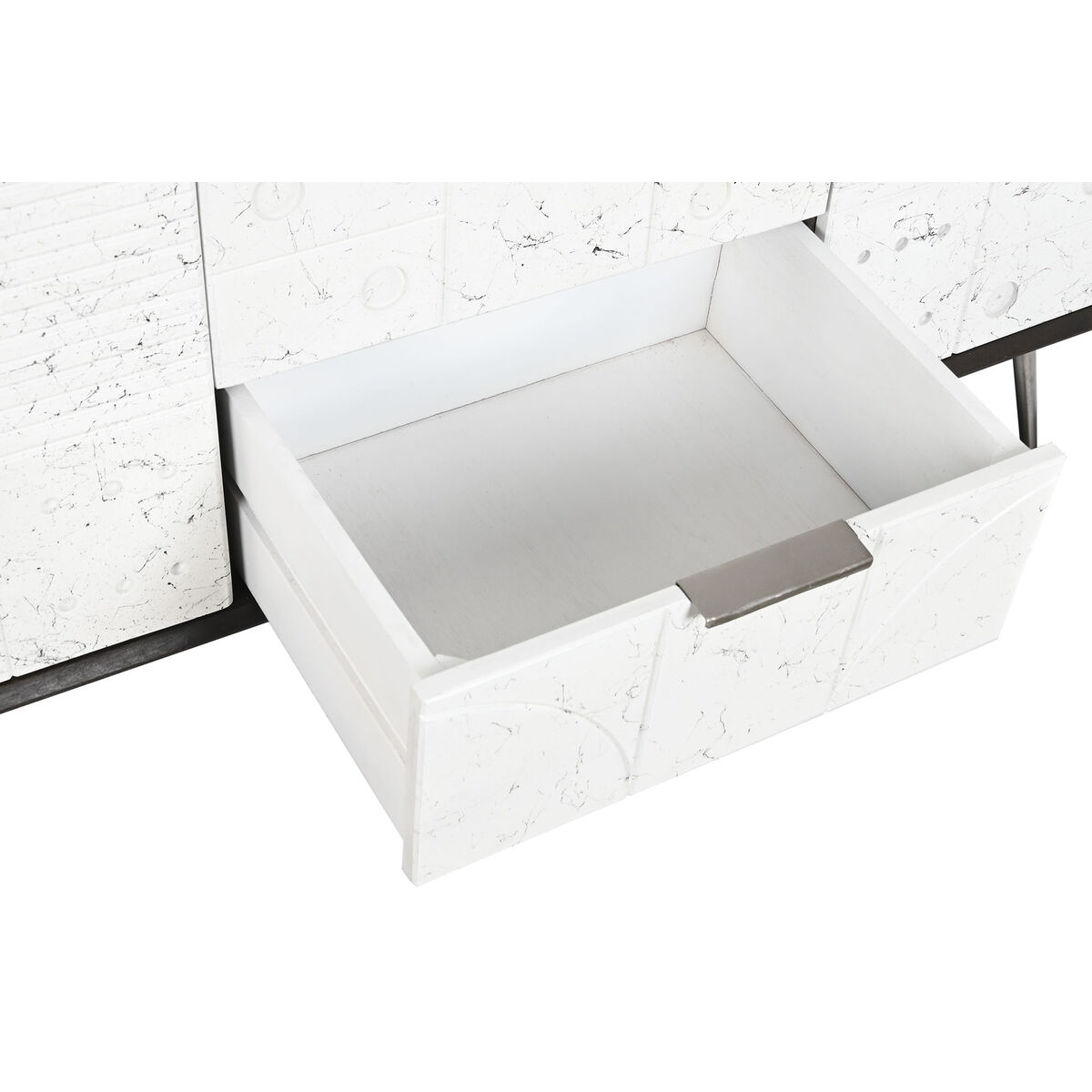 Skänk DKD Home Decor Vit Mörkbrun Mangoträ 150 x 43 x 80 cm - 9