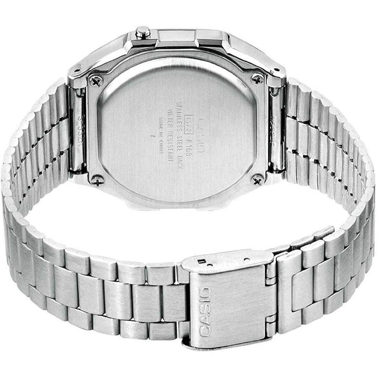 Unisexklocka Casio A168WA-1YES Svart Silvrig (Ø 36 mm) - 2