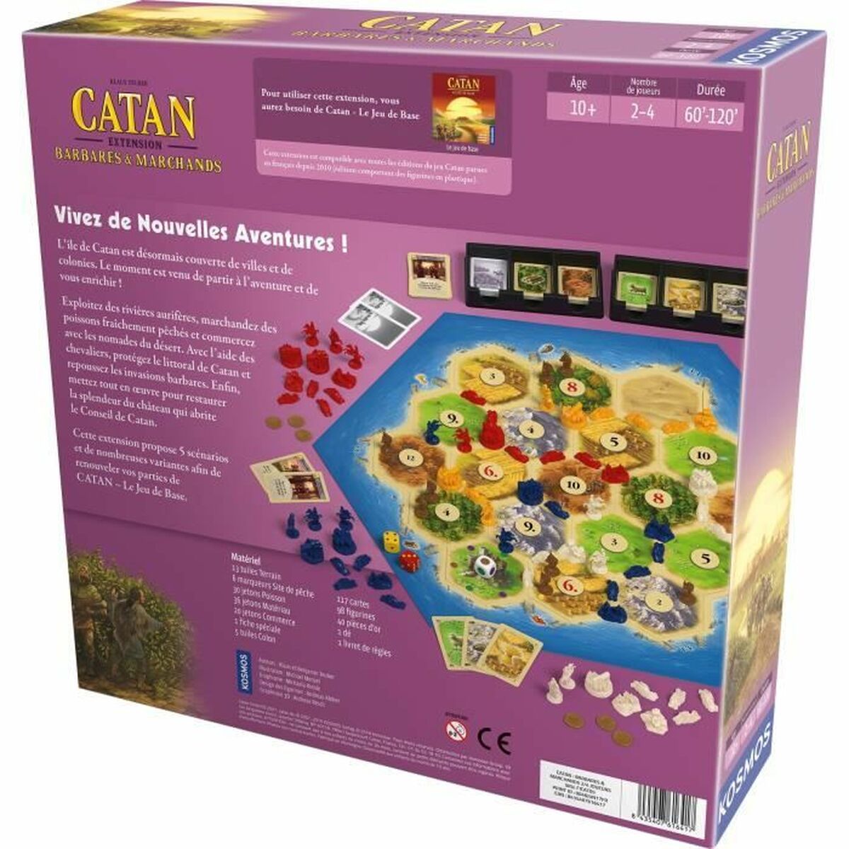 Sällskapsspel Asmodee Catan - Expansion: Barbarians & Merchants 30 x 8 x 30 cm - 2