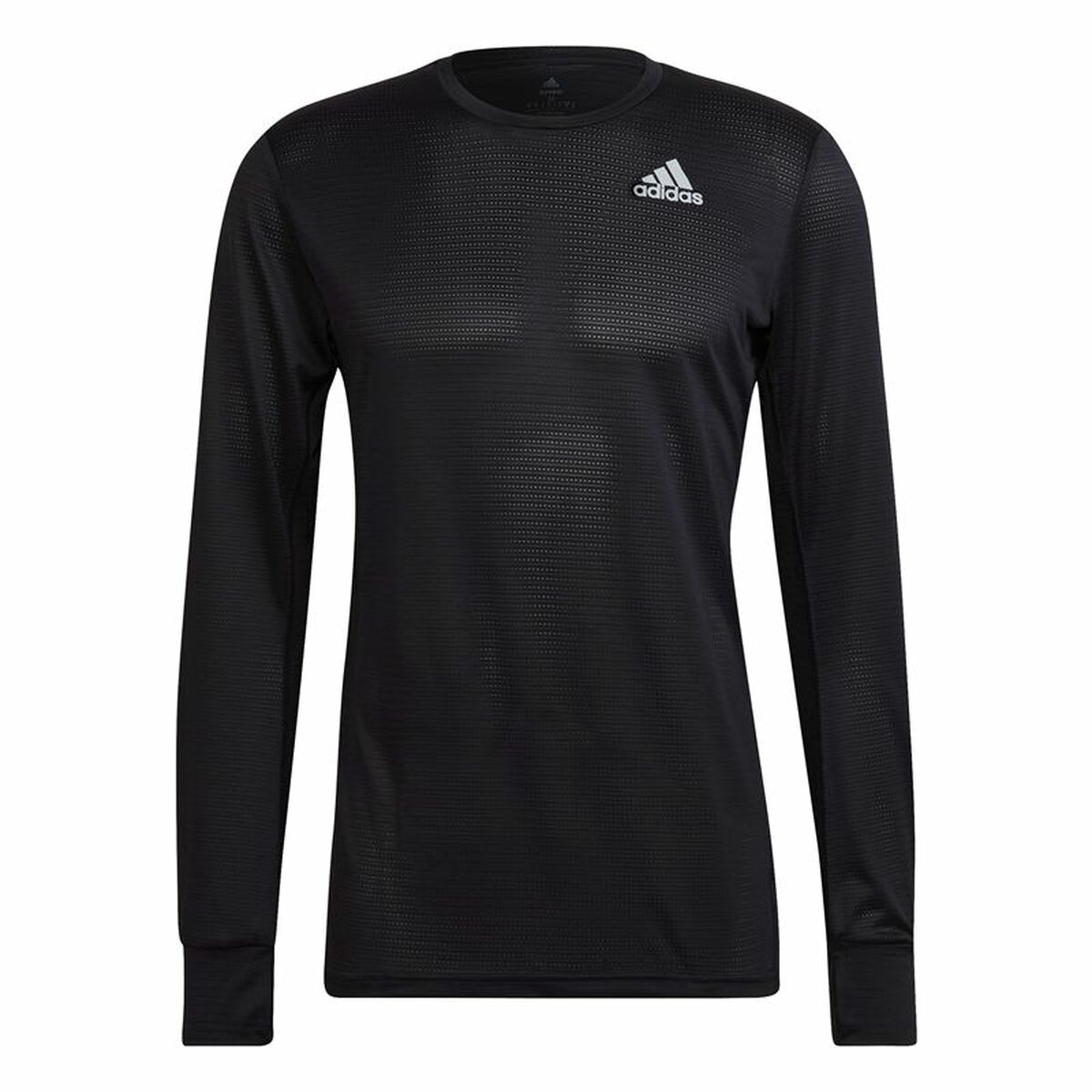 T-shirt med lång ärm Herr Adidas Own The Run Svart - 3