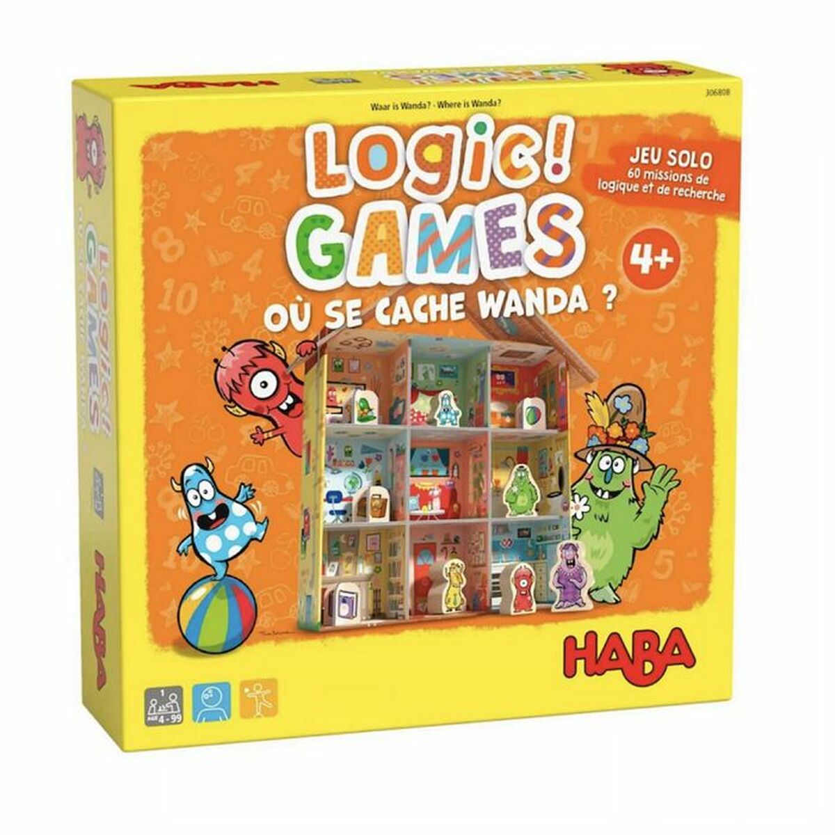 Sällskapsspel HABA Logic Games - Where is Wanda? 1 x 1 x 1 cm