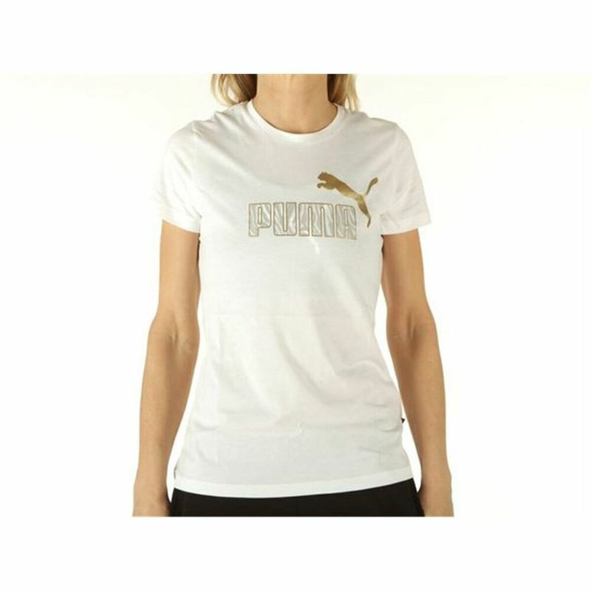 T-shirt med kortärm Dam Puma Graphic Tee Vit - 13