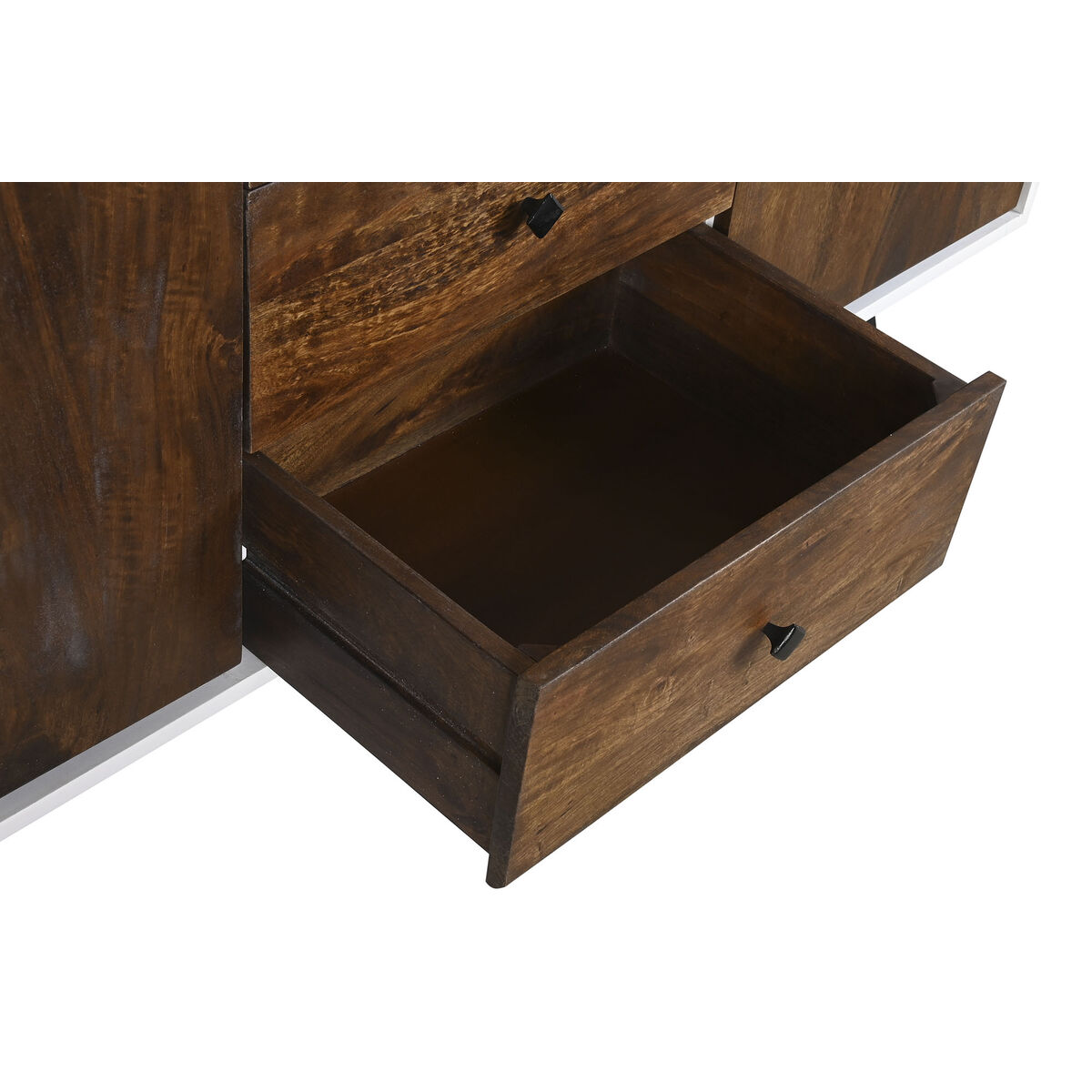 Skänk DKD Home Decor Vit Mörkbrun Mangoträ 150 x 40 x 80 cm - 3