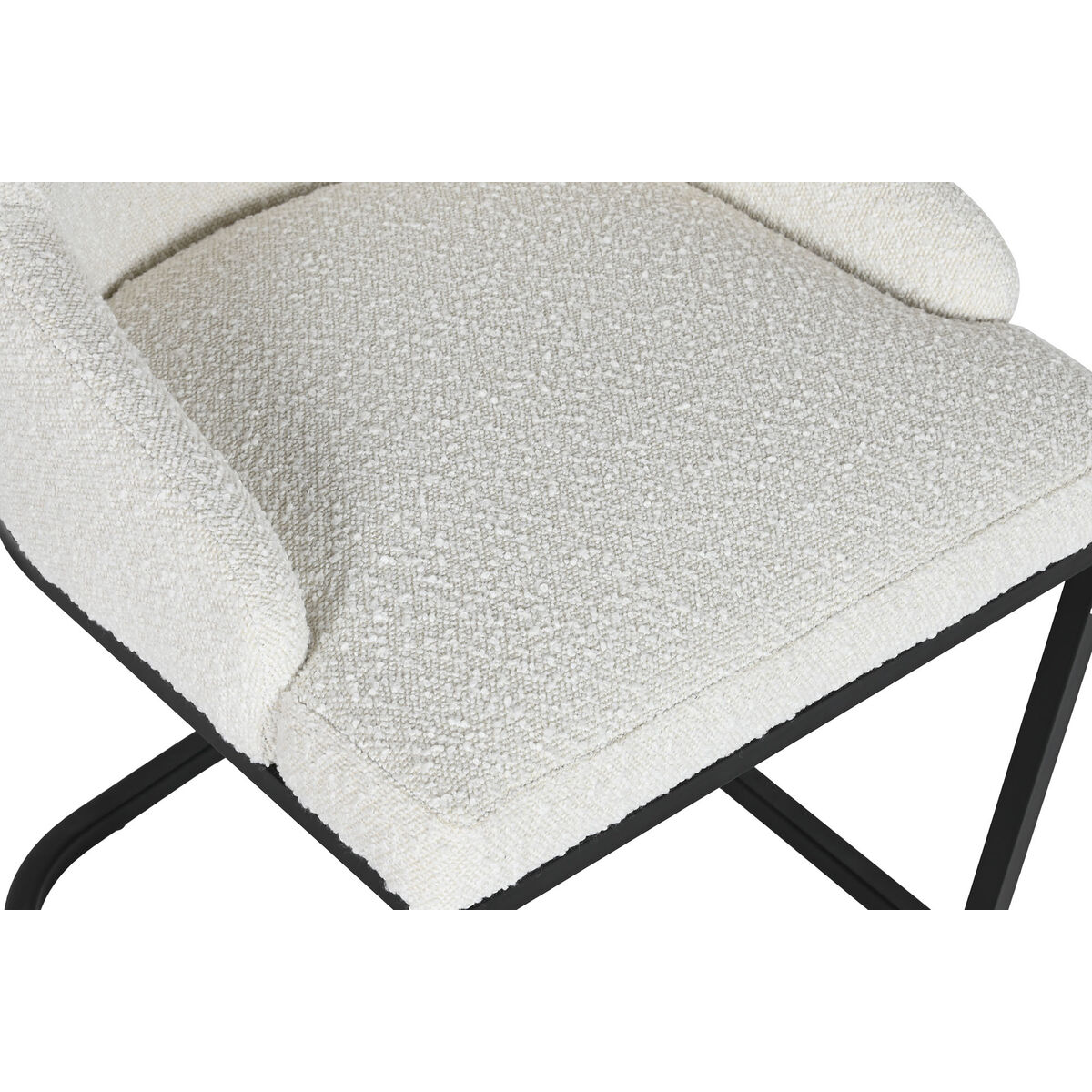 Matsalsstol Home ESPRIT Vit Svart 54 x 61 x 82,5 cm - 4
