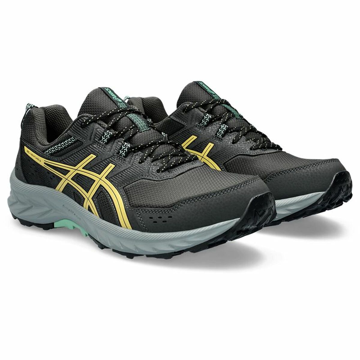 Löparskor, Vuxna Asics Gel-Venture 9 Svart - 5