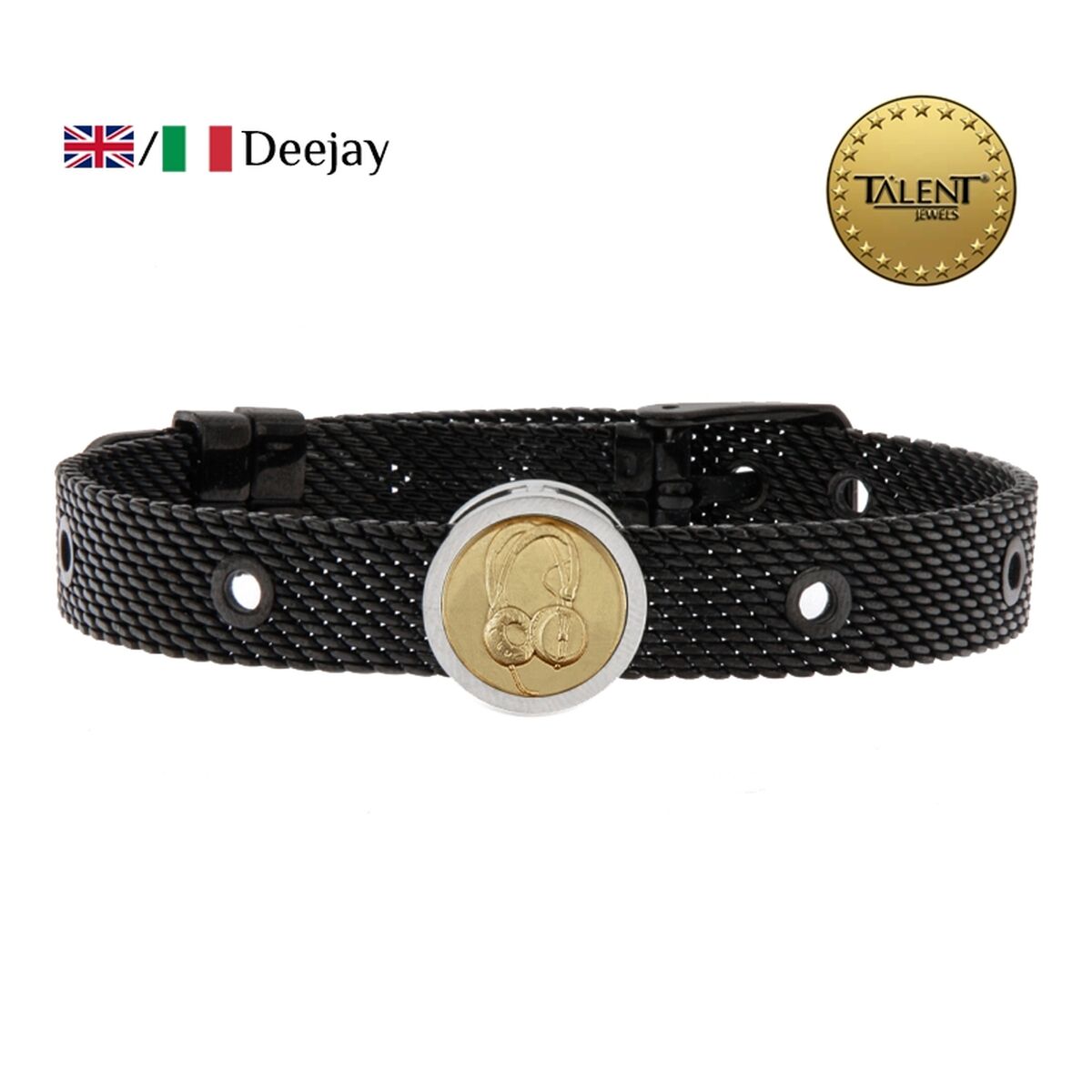 Unisexarmband Deejay Talent Jewels TJA-4-05-01-2-235 Svart - 2