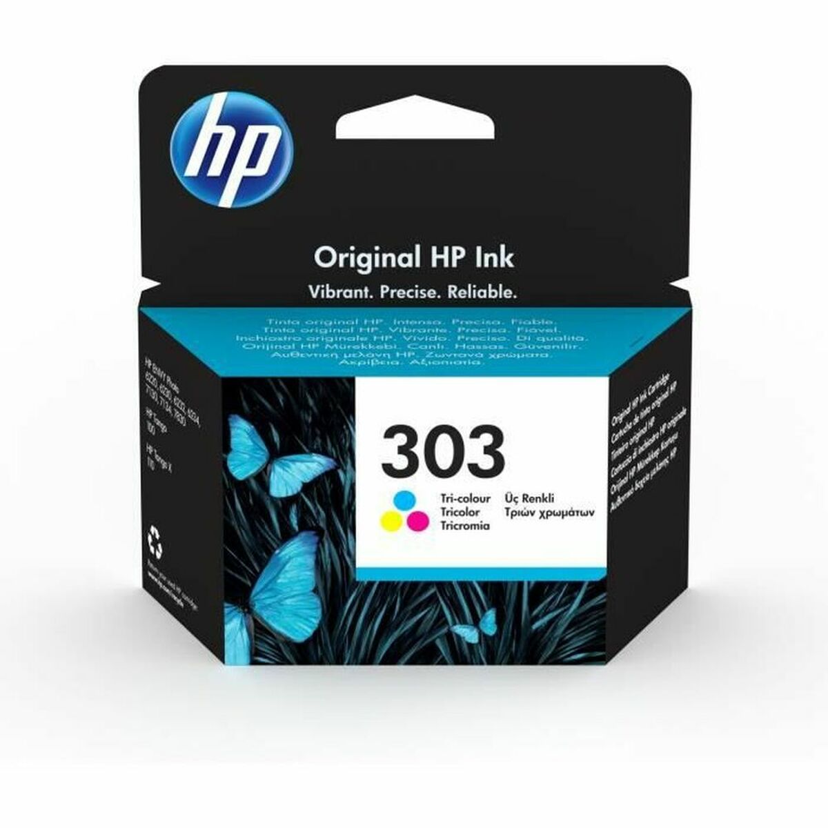 Original Bläckpatron HP 303 Magenta Gul Turkos Trefärgad Cyan/Magenta/Gul - 2