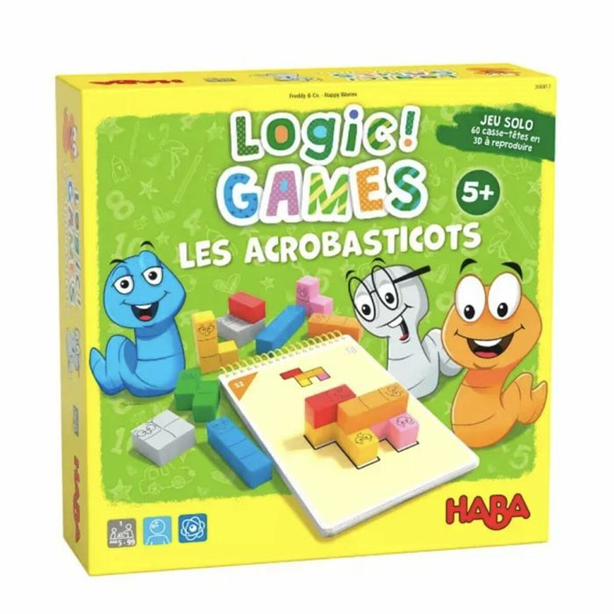 Sällskapsspel HABA Logic Games - Happy Worms