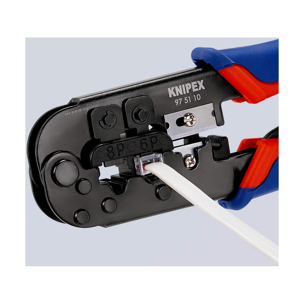Veckare Knipex 70 x 18 x 190 mm Kablar och kontakter (1 antal) - 6