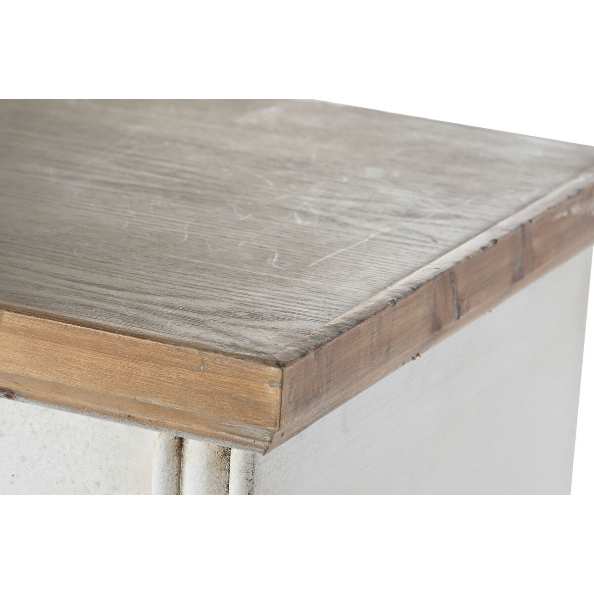 Skänk DKD Home Decor Vit Naturell Glas Gran 150 x 36 x 104 cm - 5