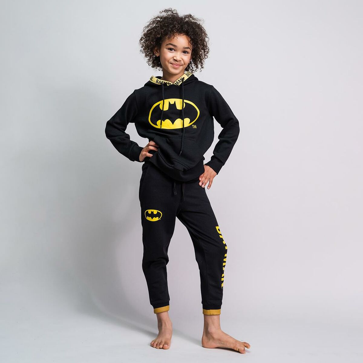 Nederdel träningsoverall för barn Batman Svart - 2