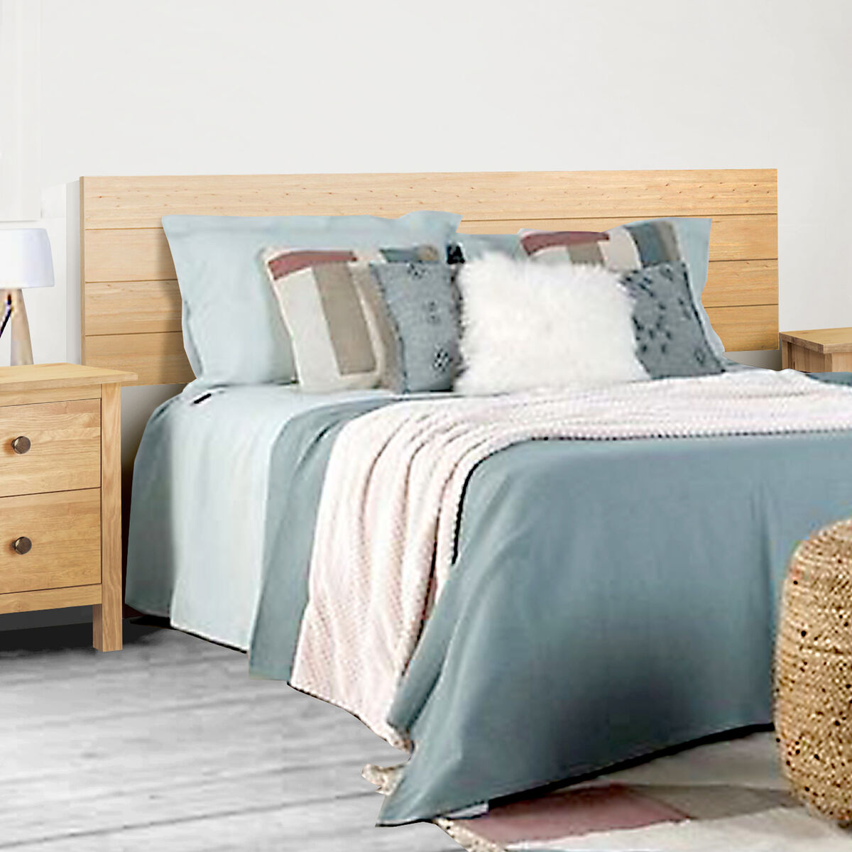 Sänggavel Alexandra House Living Honung 45 x 156 x 3 cm - 2