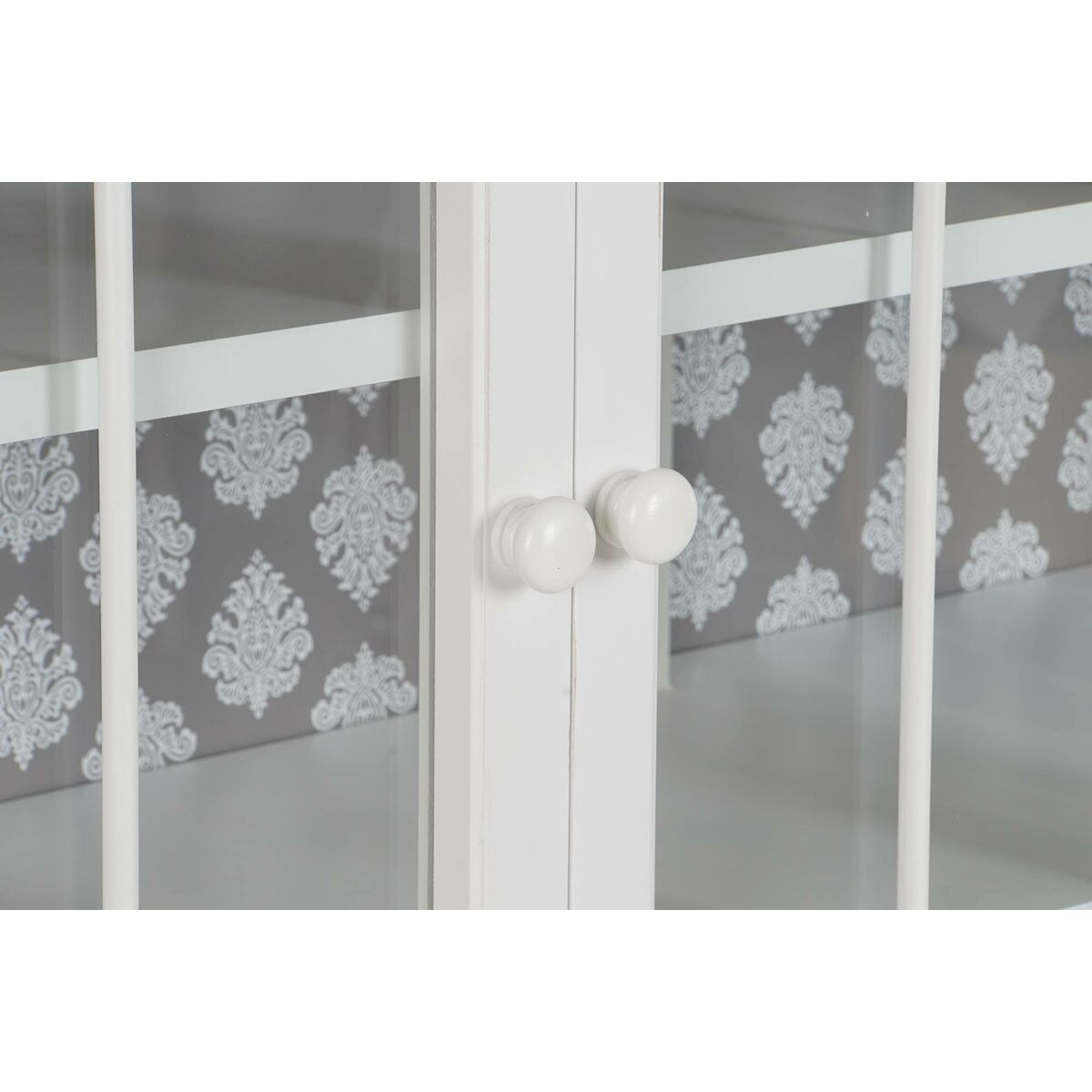 Skänk DKD Home Decor Vit Glas Gran 142,5 x 40,5 x 101,5 cm - 11