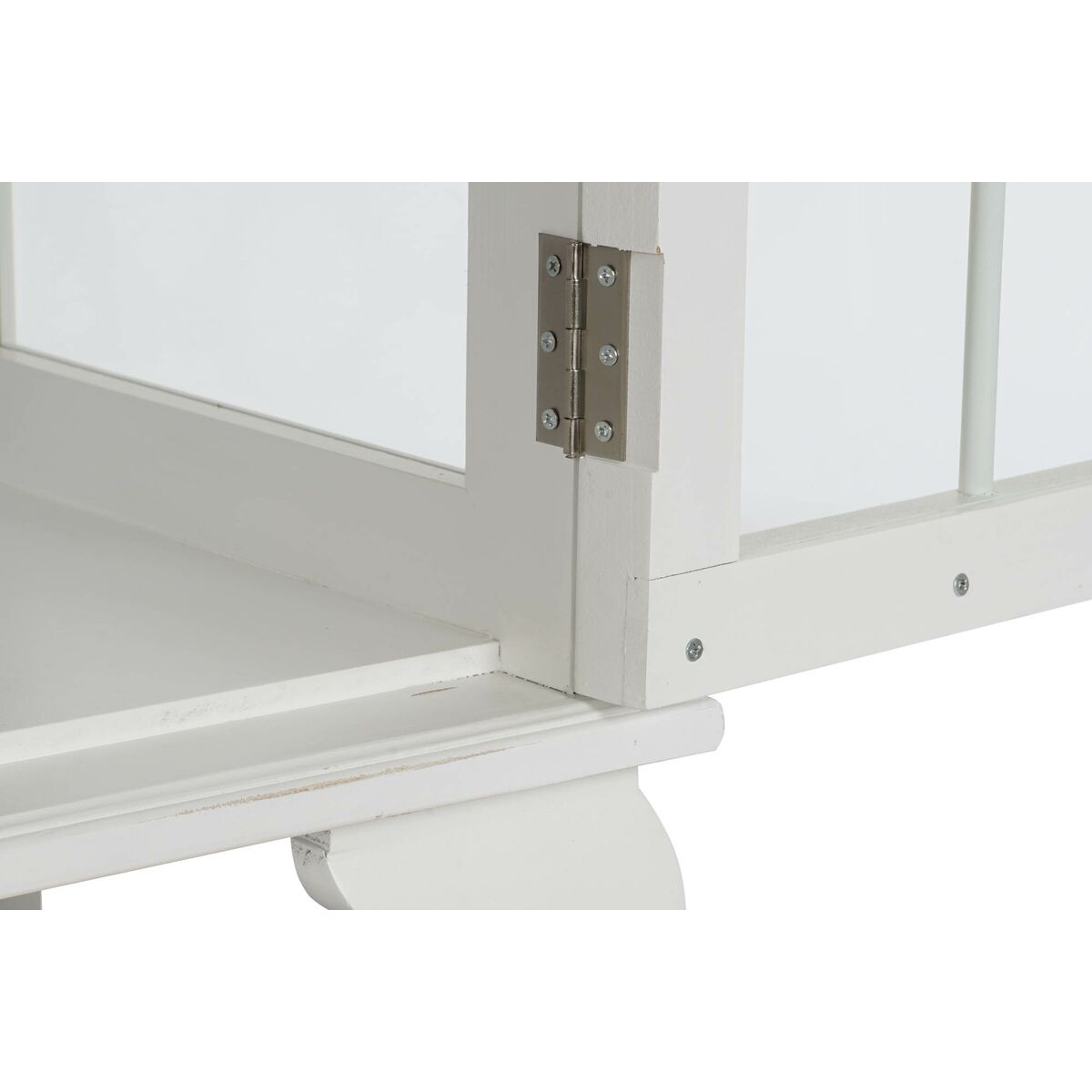 Skänk DKD Home Decor Vit Glas Gran 142,5 x 40,5 x 101,5 cm - 8