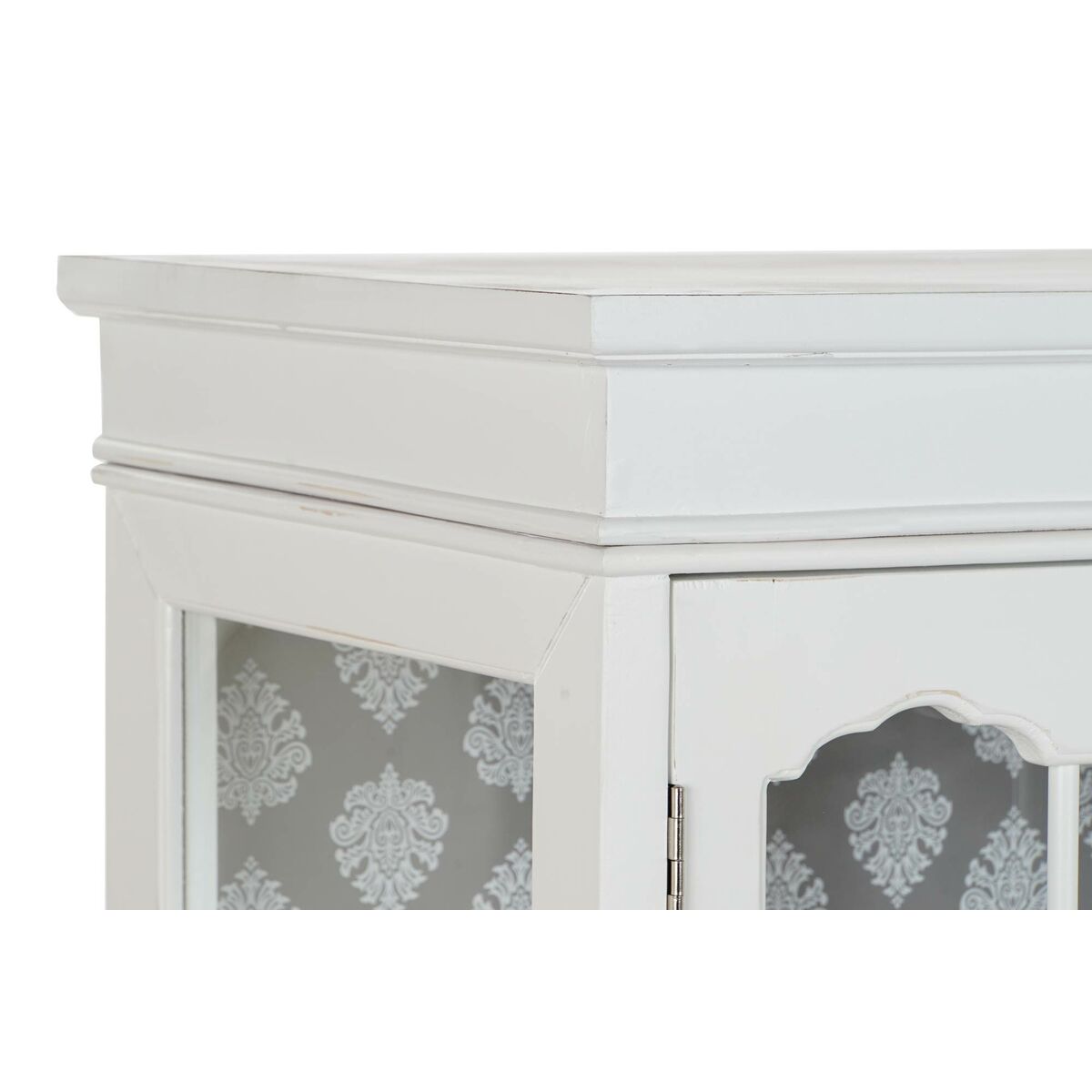 Skänk DKD Home Decor Vit Glas Gran 142,5 x 40,5 x 101,5 cm - 14