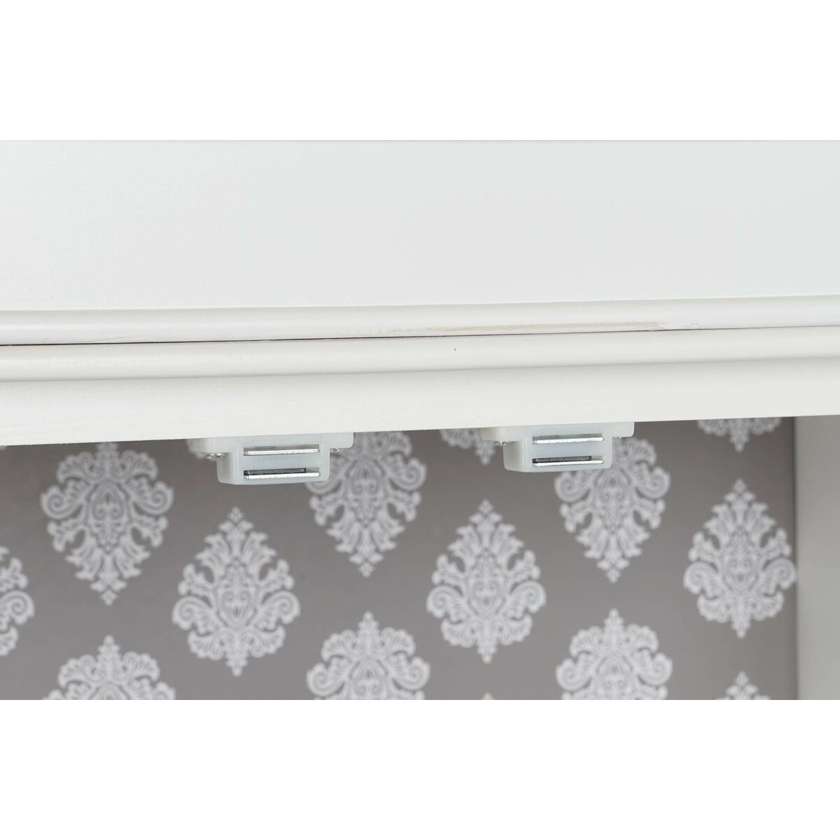 Skänk DKD Home Decor Vit Glas Gran 142,5 x 40,5 x 101,5 cm - 9