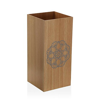 Paraplyställ Versa Mandala Brun Trä MDF (22 x 48 x 22 cm)