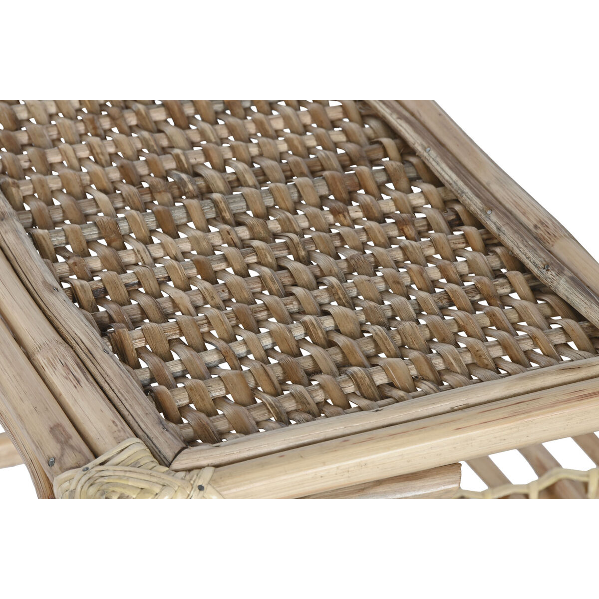 Soffbord Home ESPRIT Naturell Bambu Rattan 76 x 46 x 40 cm - 4