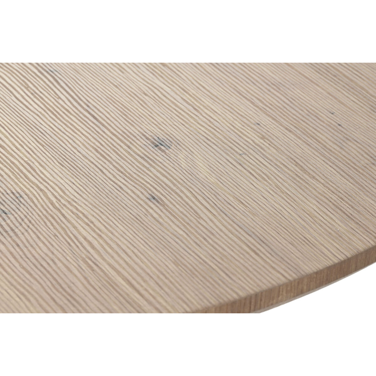 Matsalsbord Home ESPRIT Vit Brun Järn Trä MDF 120 x 120 x 75 cm - 3