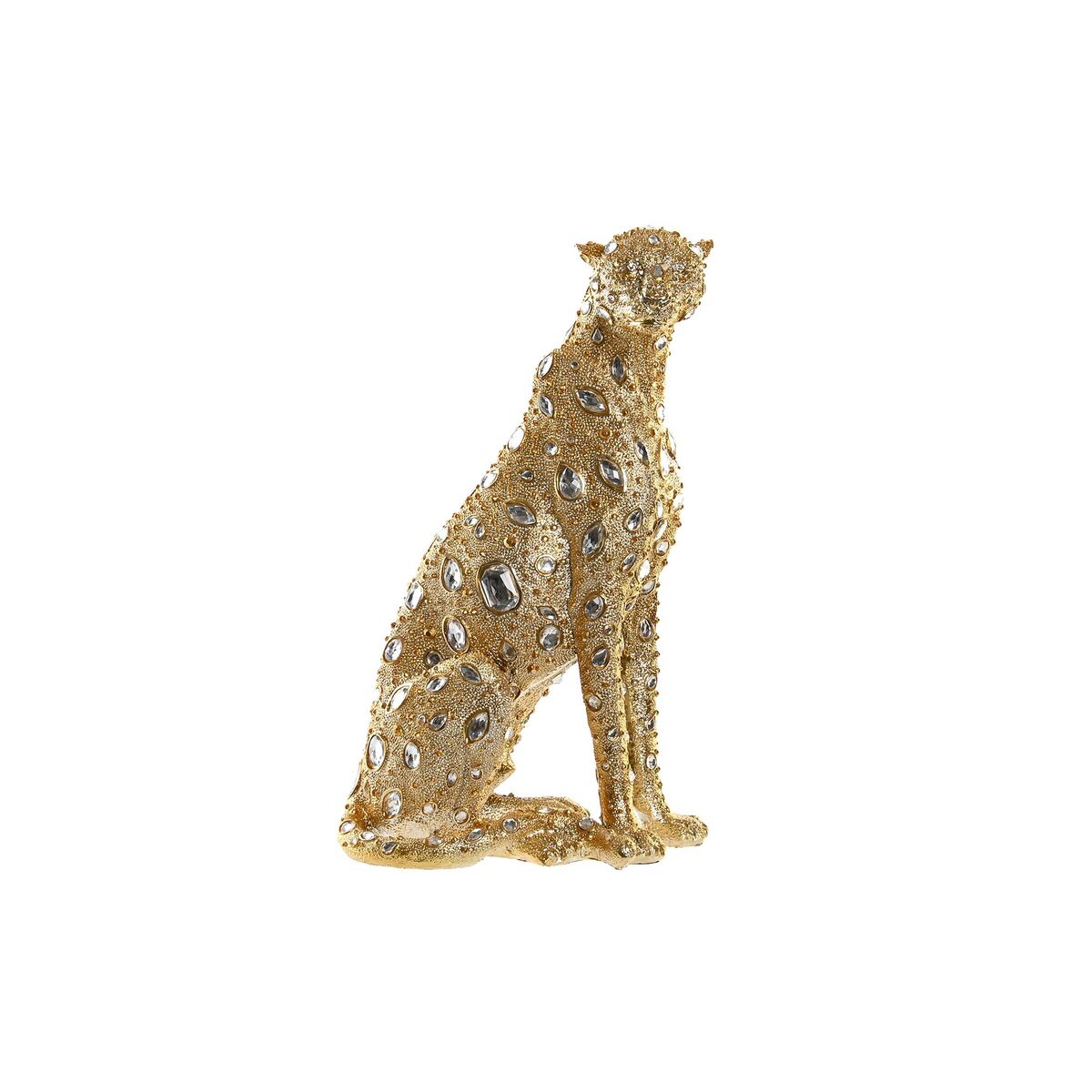 Prydnadsfigur DKD Home Decor Leopard Harts Modern (23,5 x 15 x 37 cm) - 4