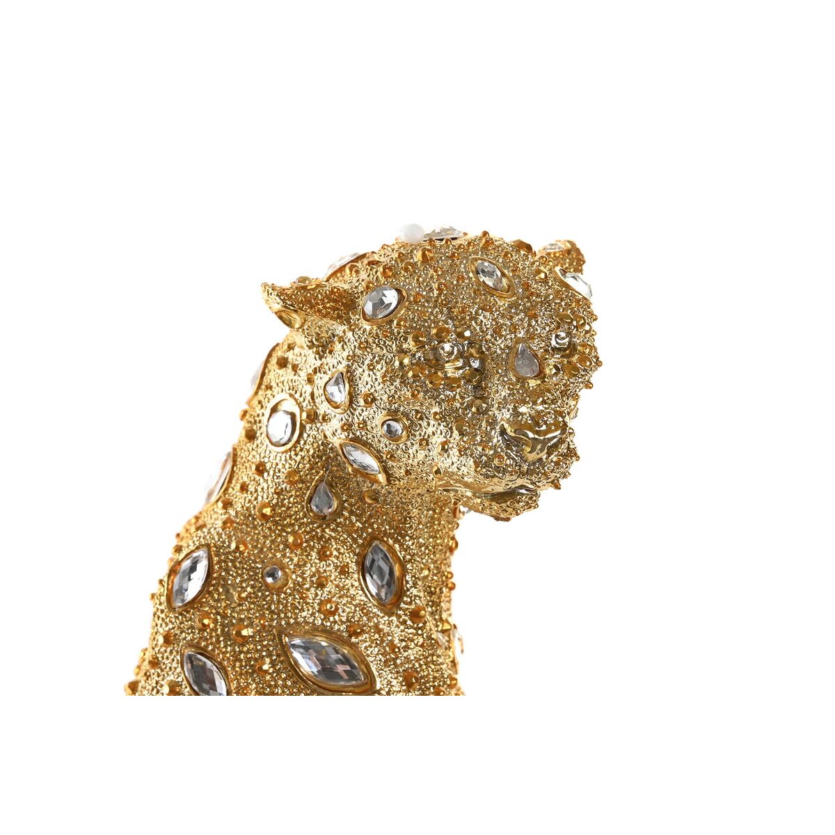 Prydnadsfigur DKD Home Decor Leopard Harts Modern (23,5 x 15 x 37 cm) - 2