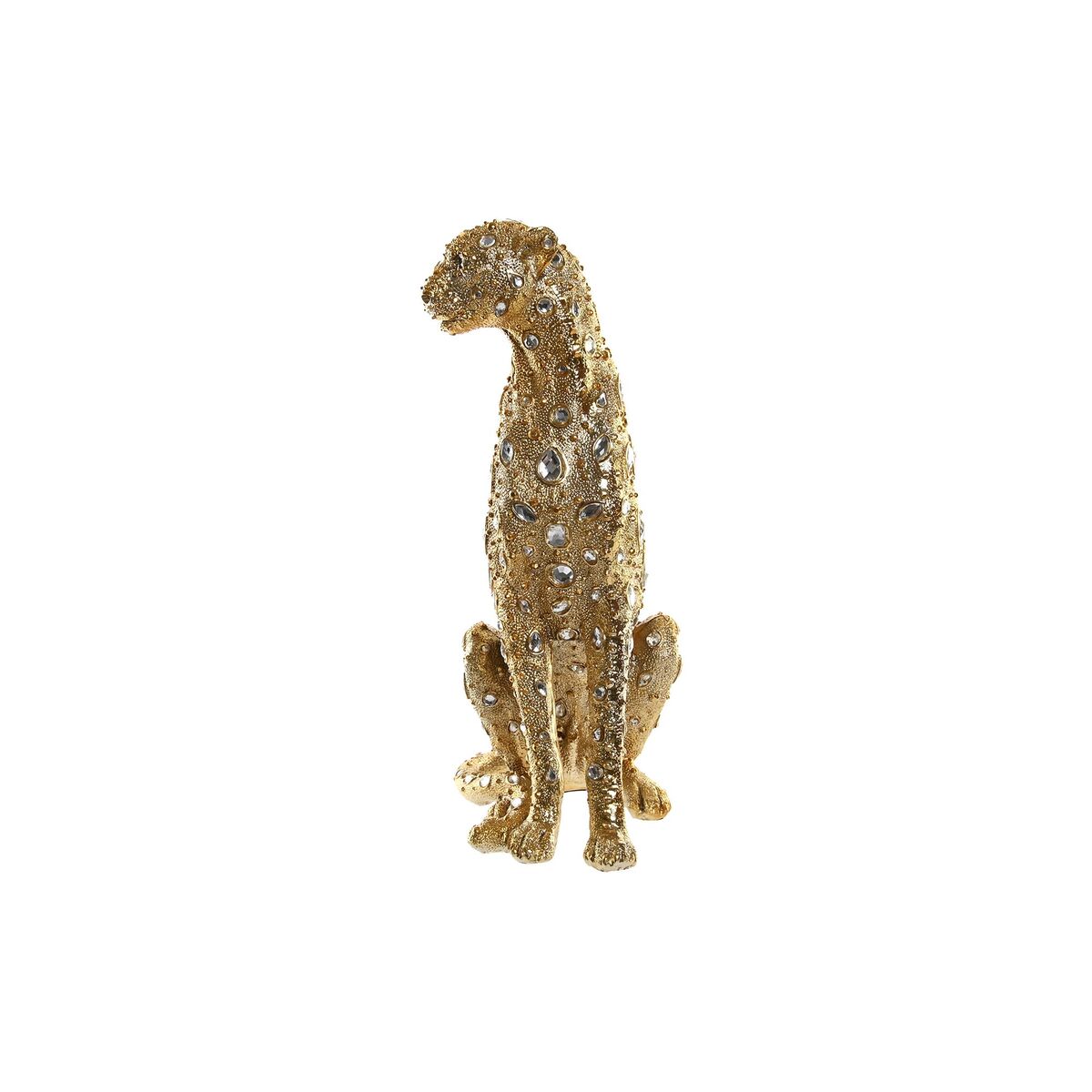 Prydnadsfigur DKD Home Decor Leopard Harts Modern (23,5 x 15 x 37 cm) - 3