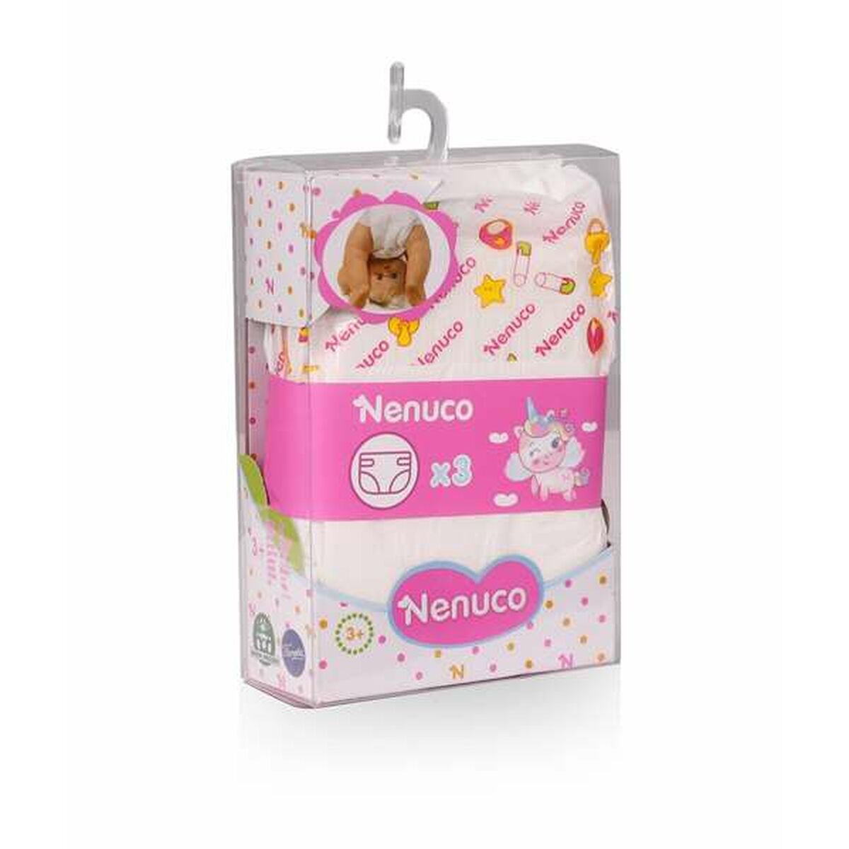 Dockblöjor Nenuco 3 Delar - 4