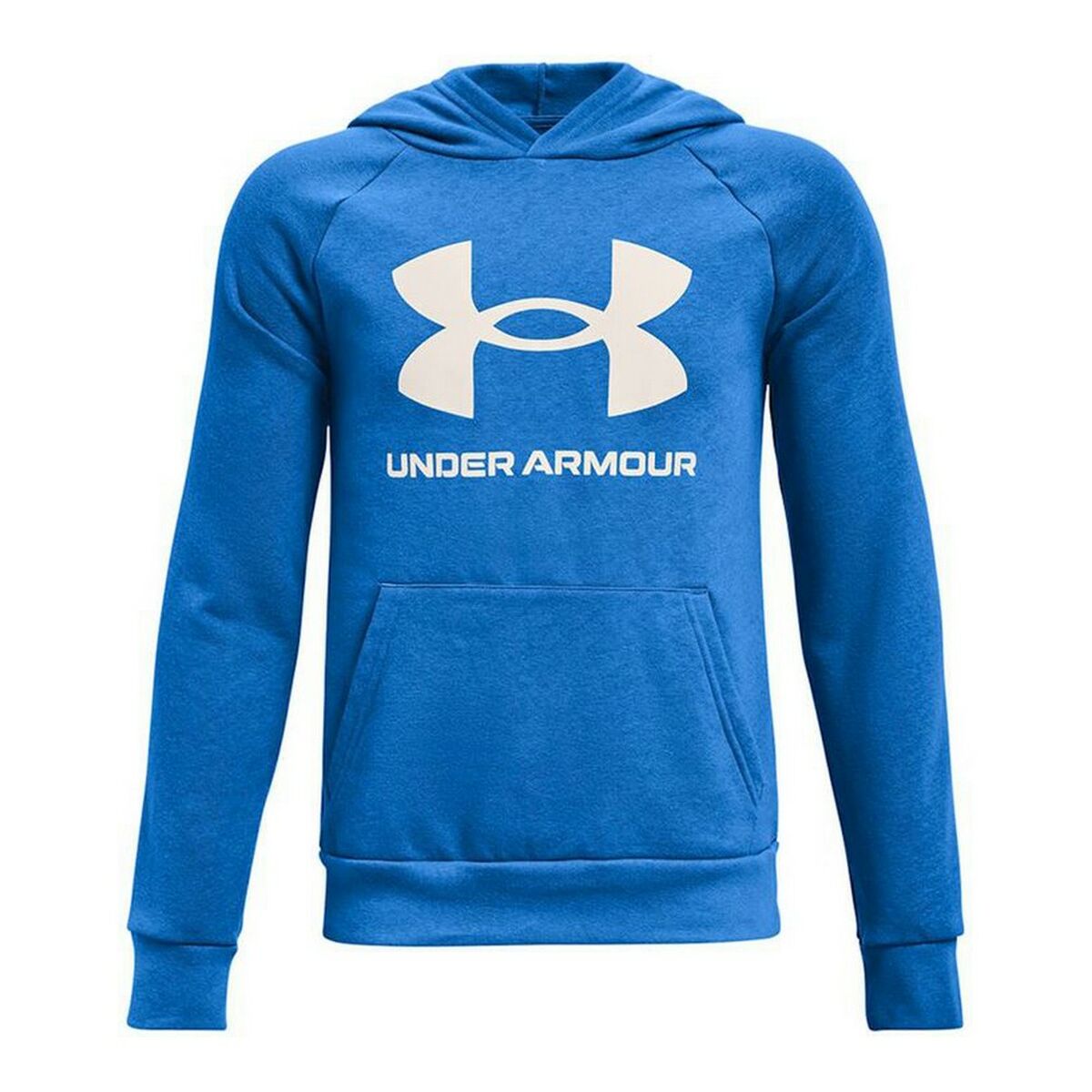 Tröja med huva Herr Under Armour Rival Big Logo Blå - 5