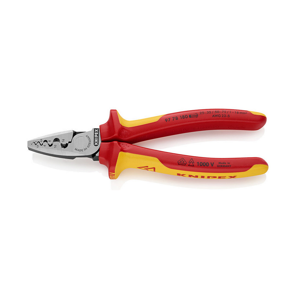 Avbitartång Knipex 54 x 28 x 180 mm - 2