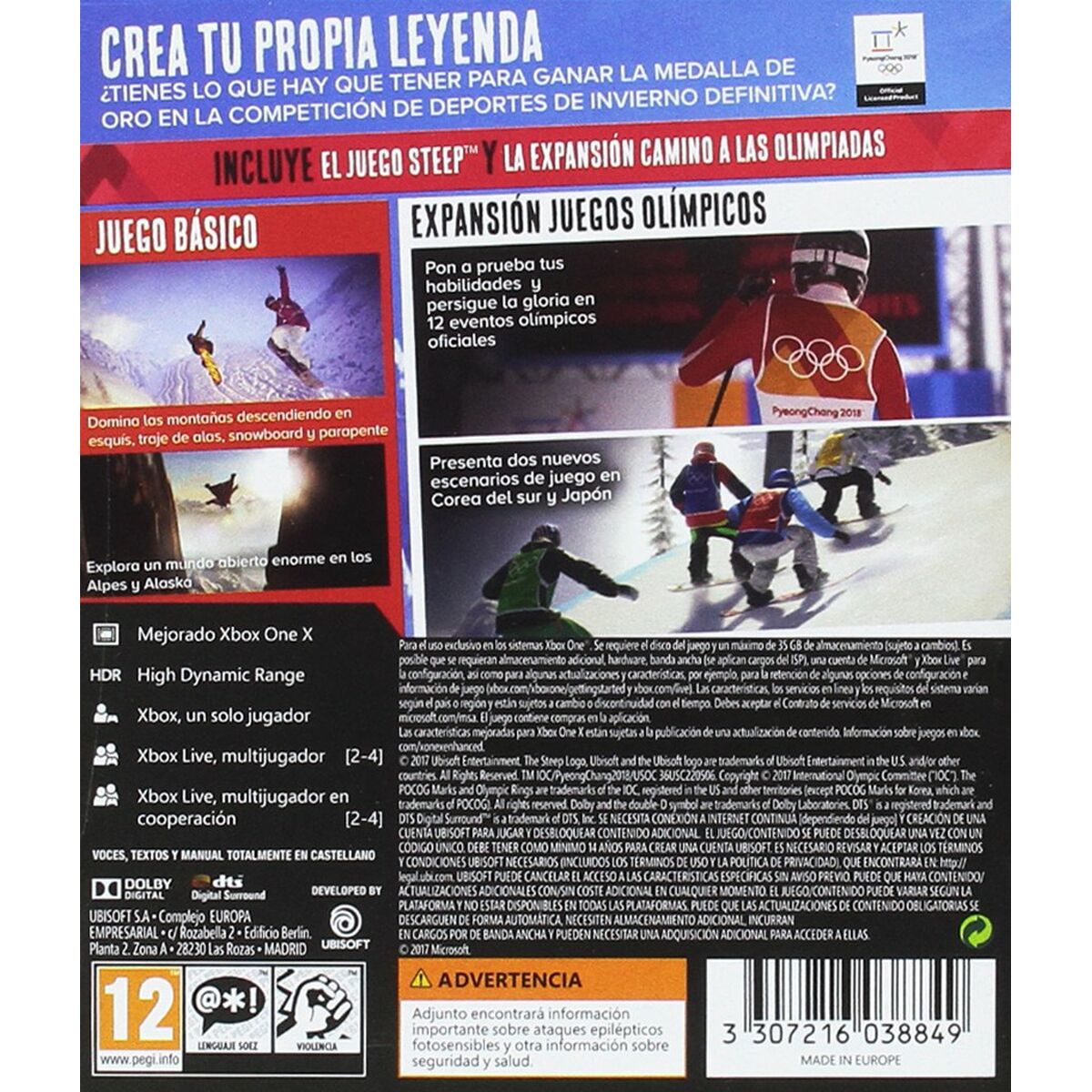 Xbox One Videospel Ubisoft Steep - 3