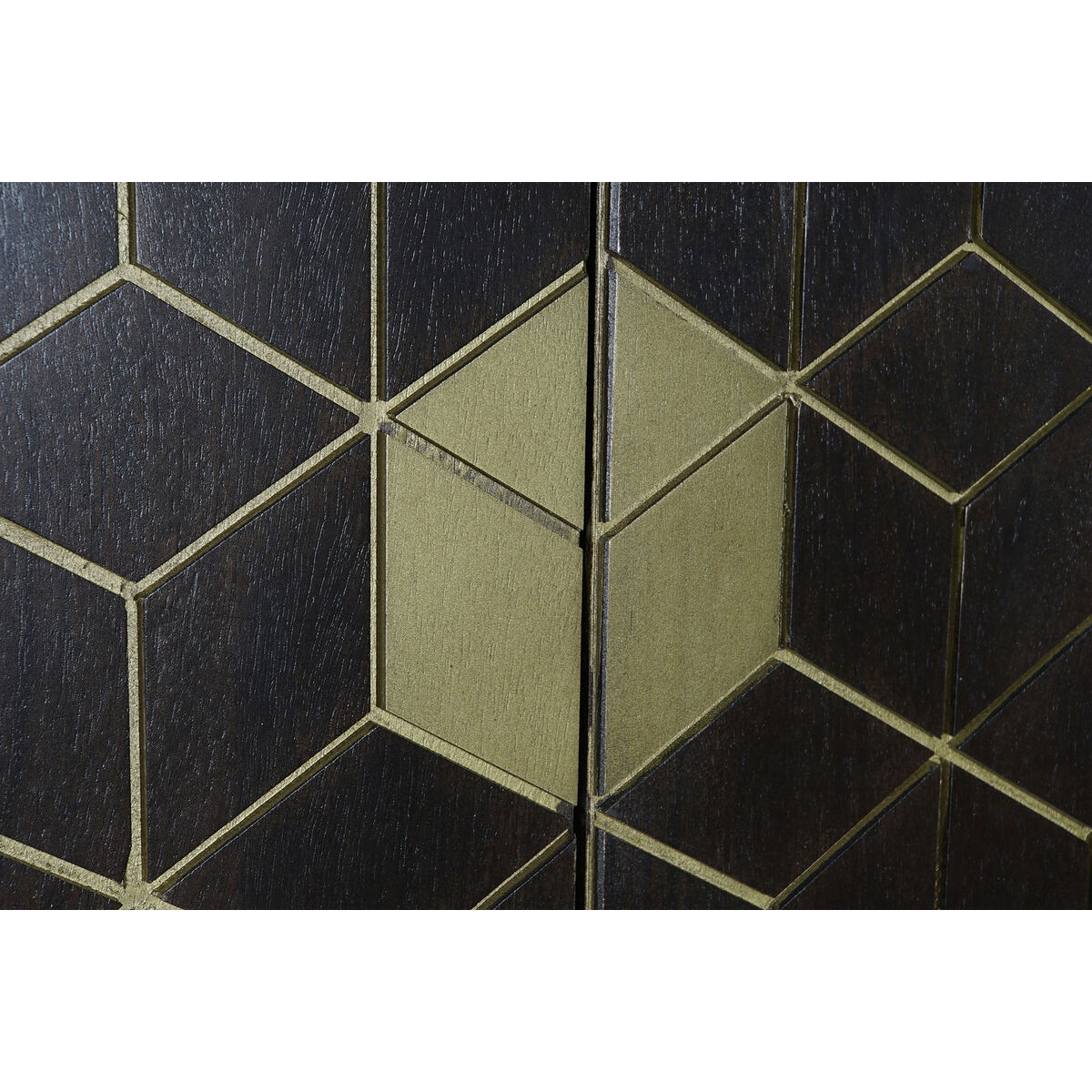 Skåp DKD Home Decor 100 x 40 x 175 cm Svart Metall Akaciaträ - 5