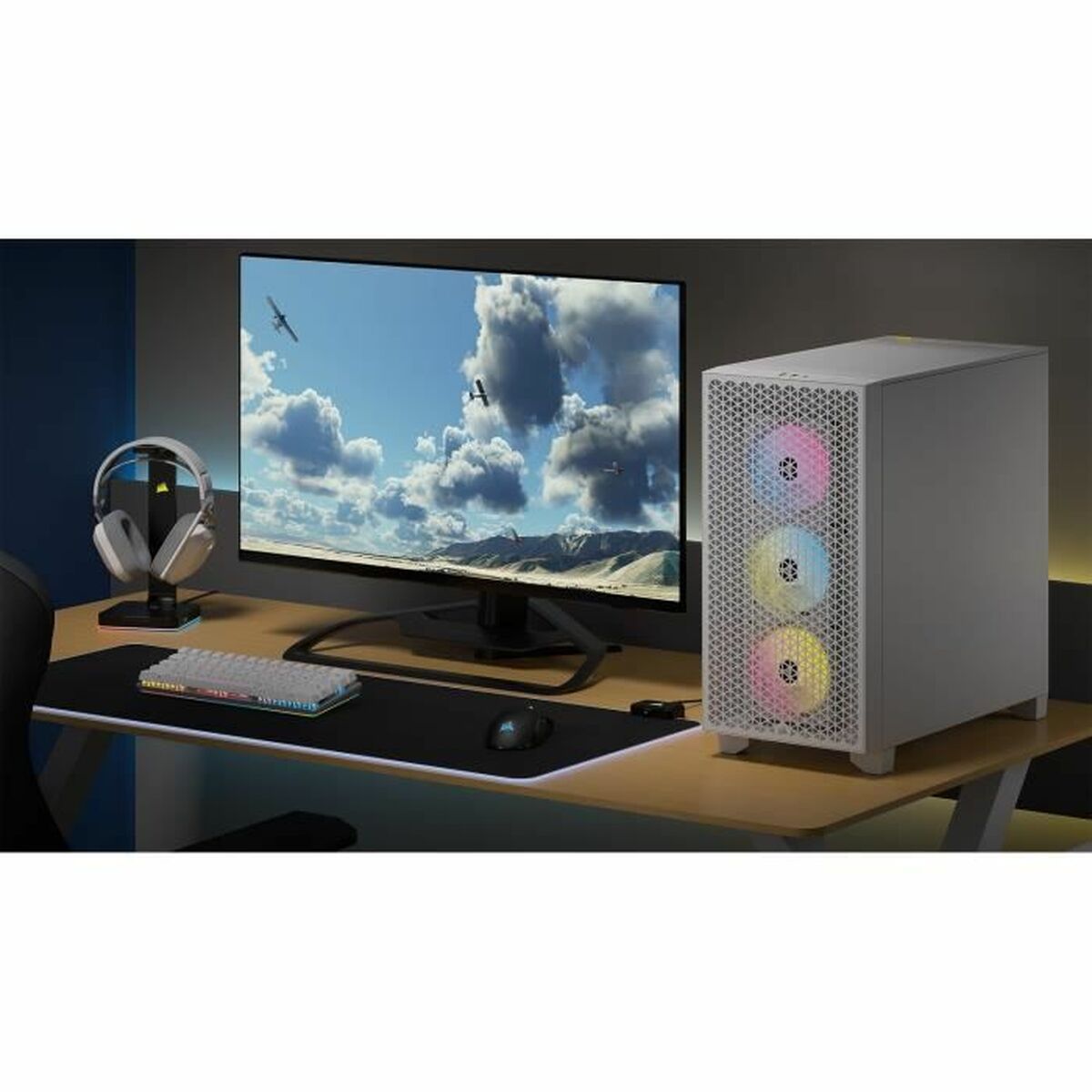 ATX Låda Corsair CC-9011256-WW Vit