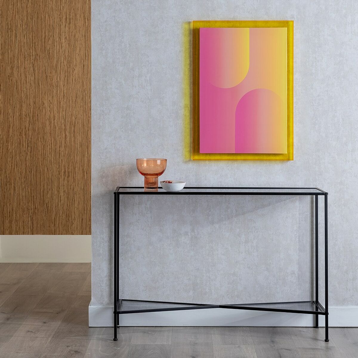 Mottagare Svart 100 x 30 x 70 cm - 8
