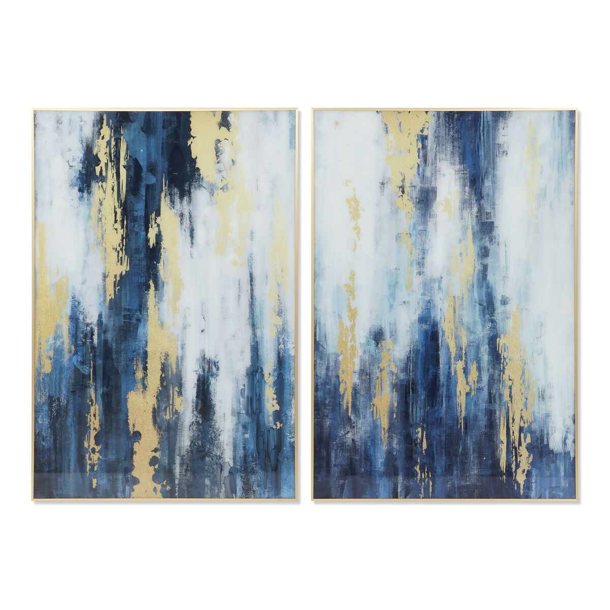 Tavla DKD Home Decor Aluminium Glas 80 x 2,5 x 120 cm