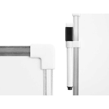 Magnettavla med märkpenna Vit Aluminium 30 x 40 cm (12 antal)