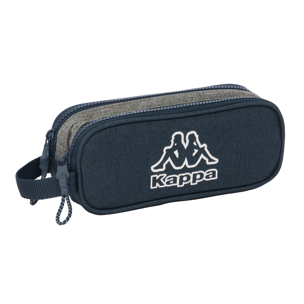 Dubbel bär-allt Kappa Dark Navy Blå Grå 21 x 6 x 8 cm - 2