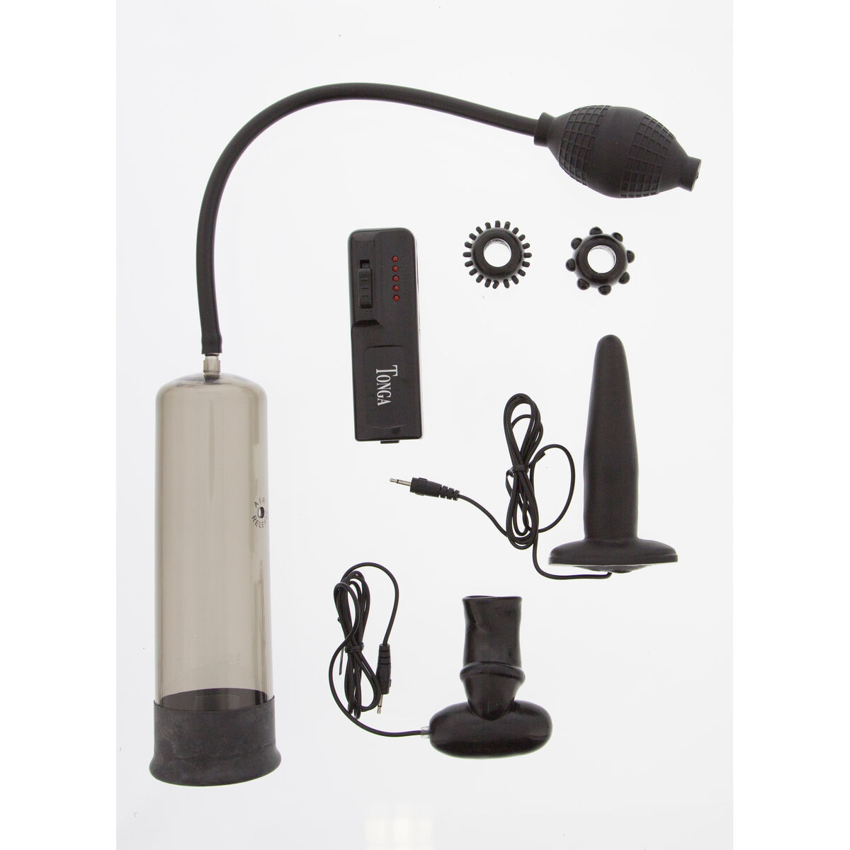 Cassini Anal Vibrator Svart Seven Creations Svart - 3