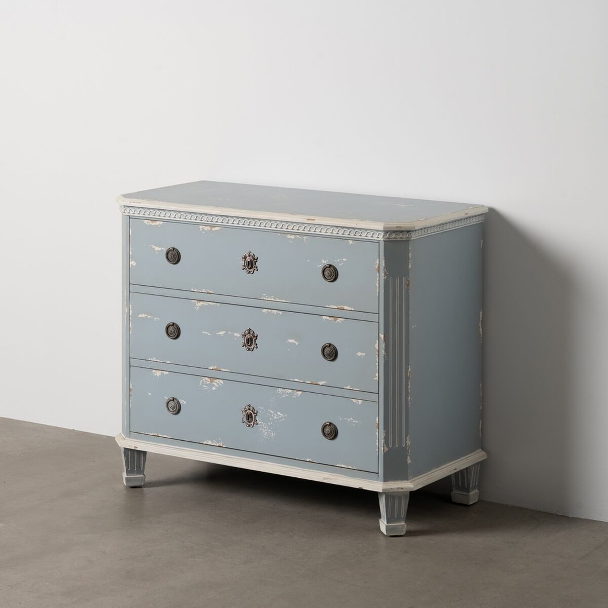 Kommod Grå 92 x 46 x 81 cm - 2