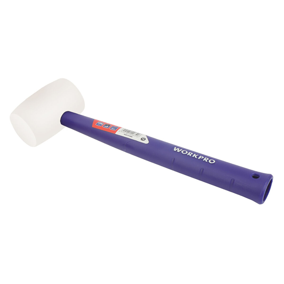 Gummiklubba Workpro Blå Vit - 3