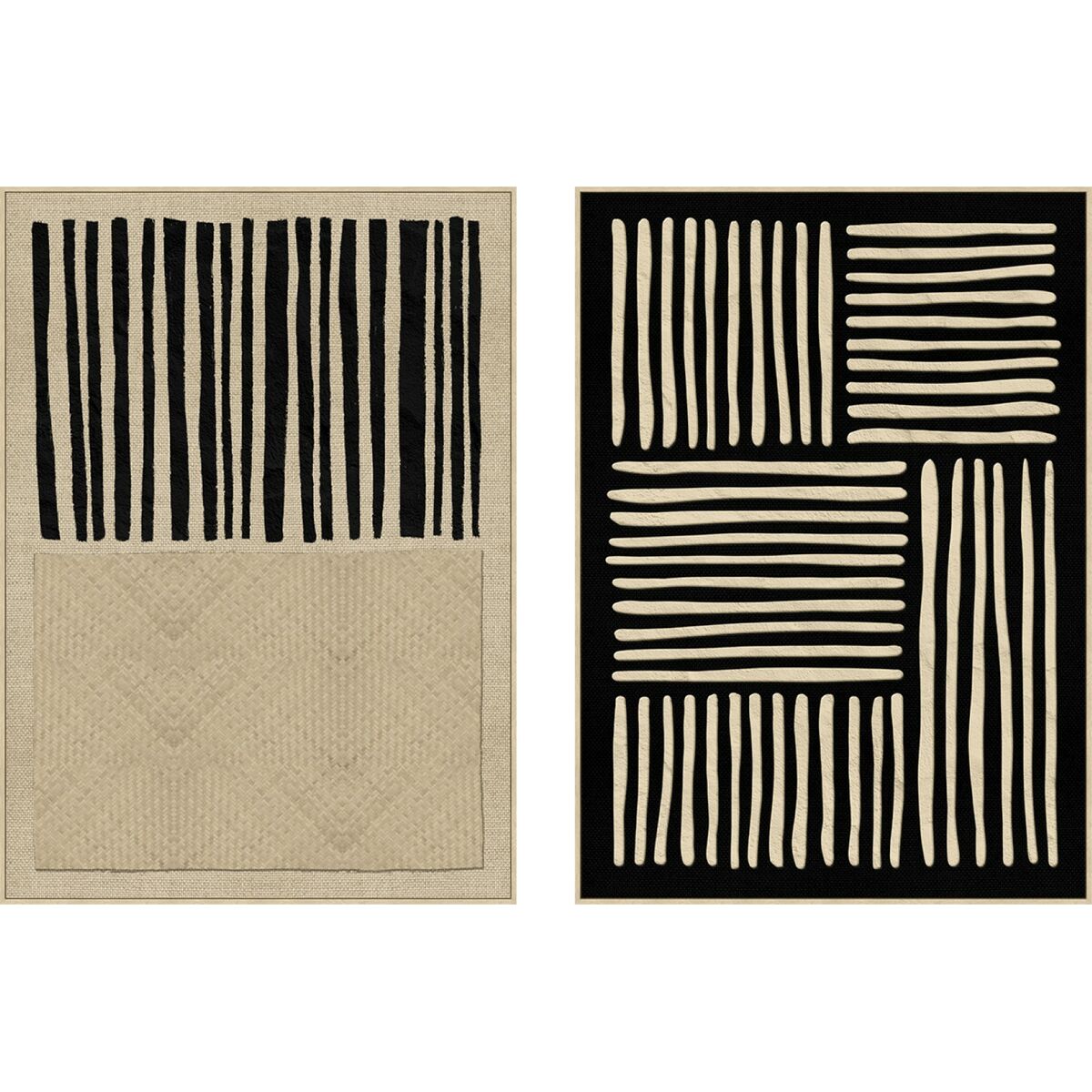 Kanvas Home ESPRIT polystyren Kanvas 103 x 4,5 x 143 cm