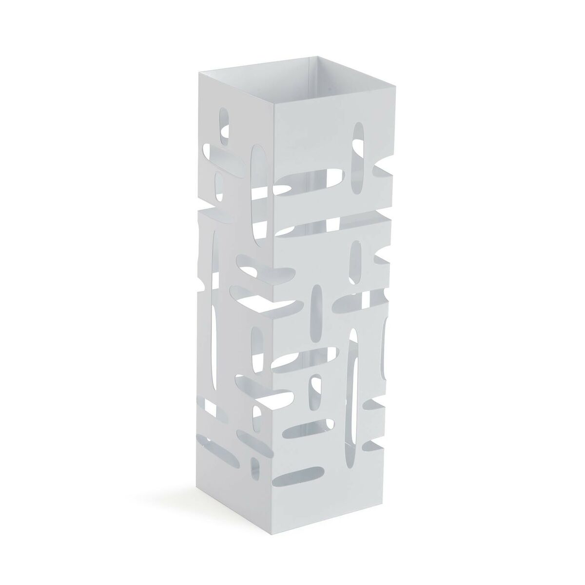 Paraplyställ Versa Vit Metall Järn 15,5 x 49 x 15,5 cm