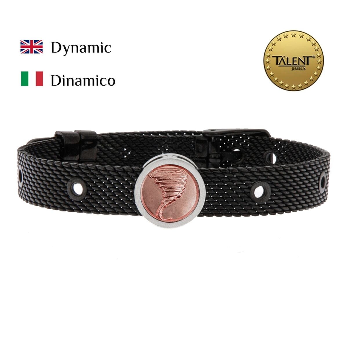 Unisexarmband Dynamic Talent Jewels TJA-5-12-02-2-235 Svart - 2