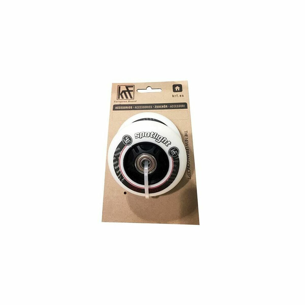 Hjul Spotlight LED KRF 70 MM Rosa - 8