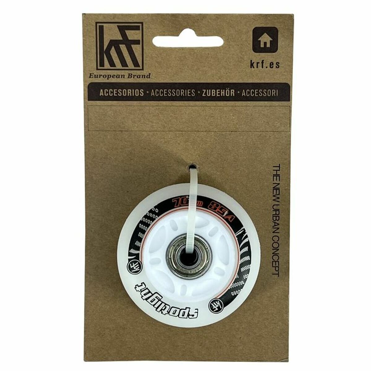Hjul Spotlight LED KRF 70 MM Rosa - 6