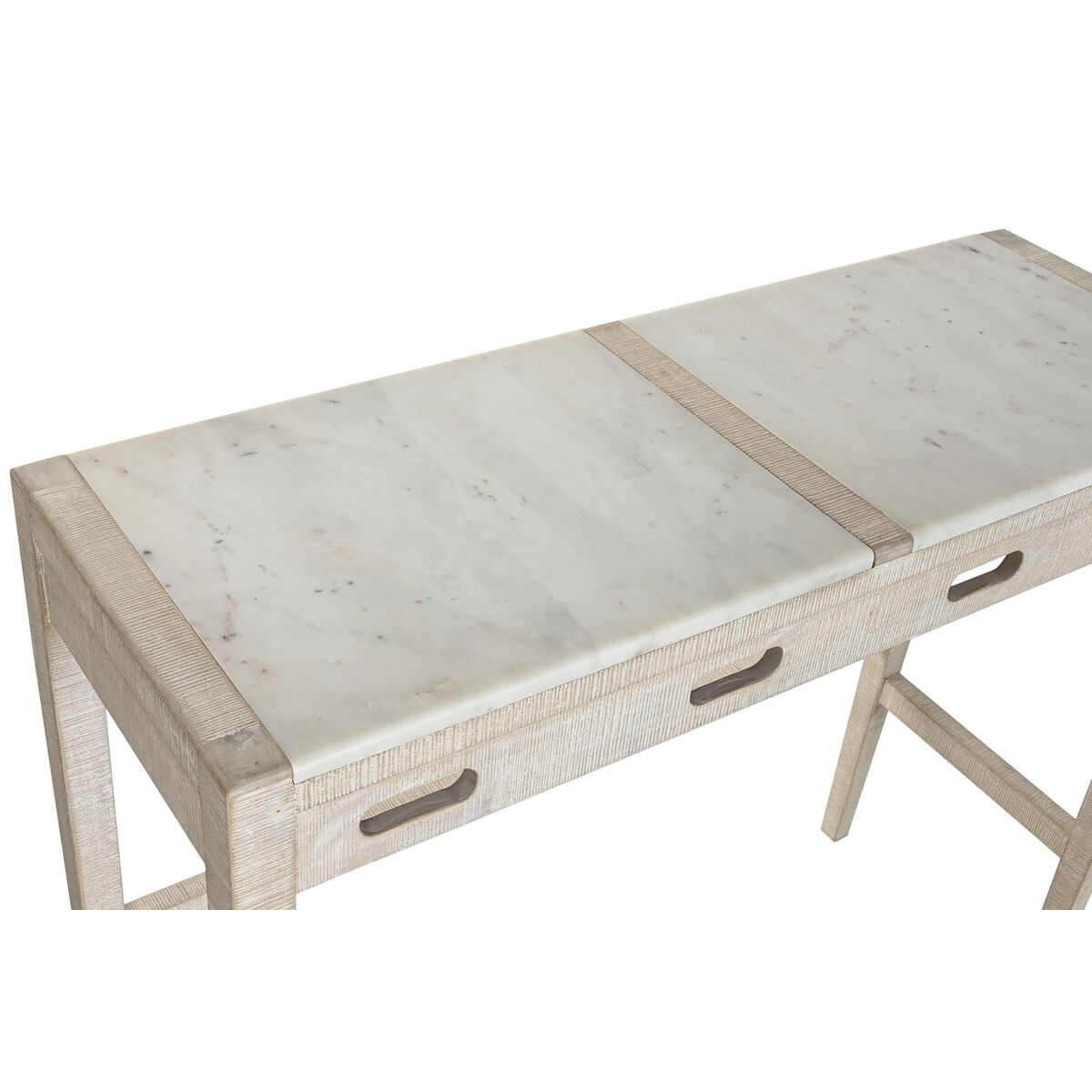Bordsgrupp med stolar Home ESPRIT Vit Naturell 112 x 40 x 96 cm - 3